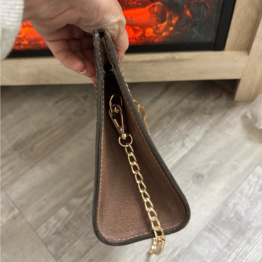 AUTHENTIC GUCCI Crossbody bag purse vintage gg tote clutch gg vintage handbag - Picture 4 of 13